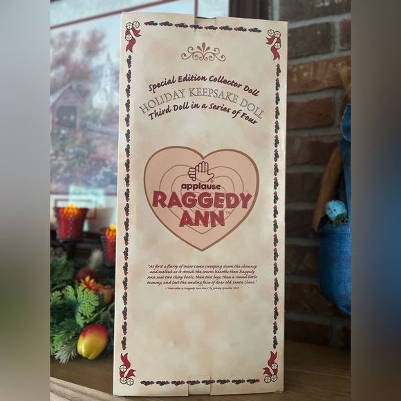 Raggedy Ann Christmas Special Edition Collector Doll Holiday ‼️FINAL SALE - Picture 6 of 7